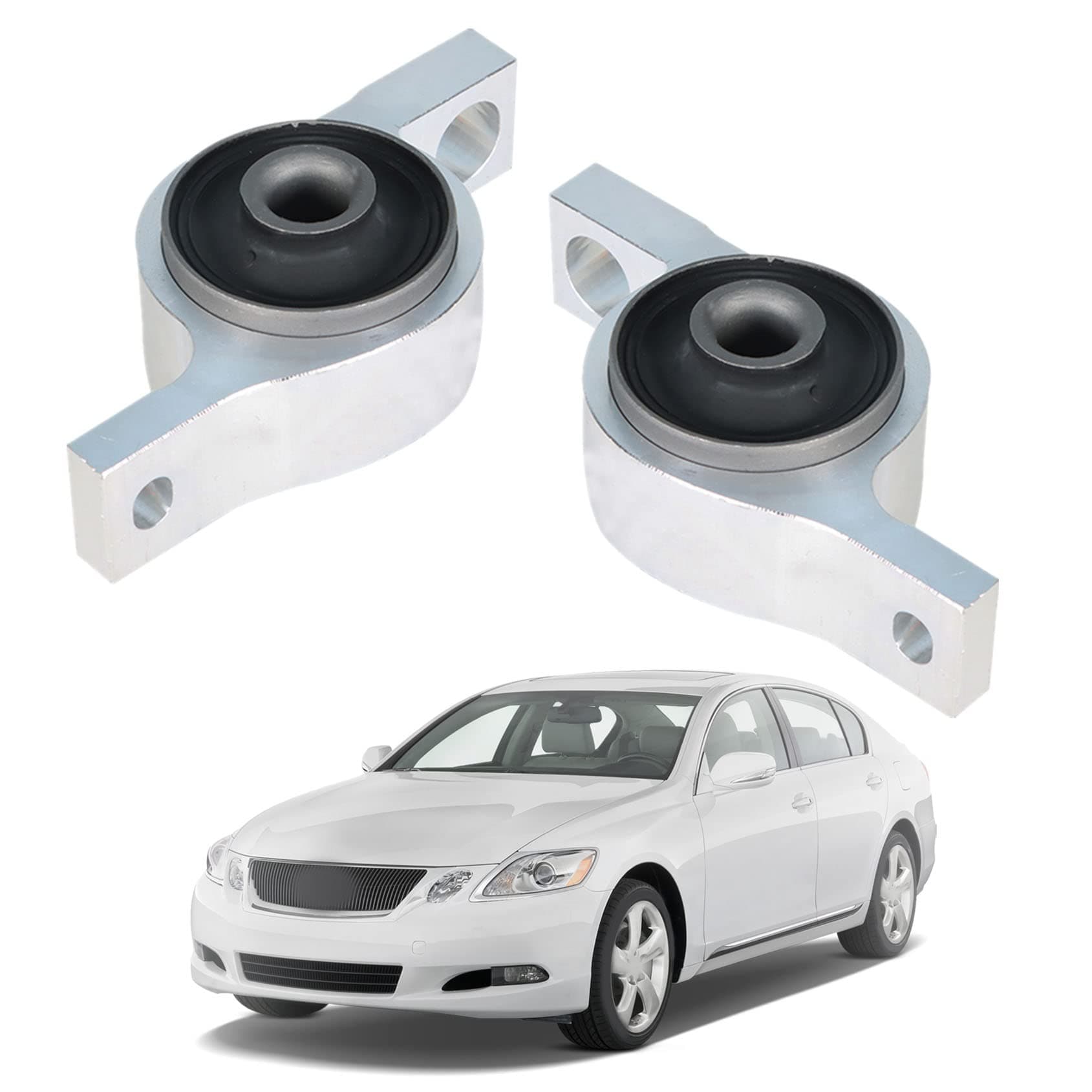 2-Pack Front Lower Control Arm Bushing Kit L&R Replacement for 2006-2010 IS250/IS350, 2006 GS300/350/430/460 48075-0N010, 48076-0N010