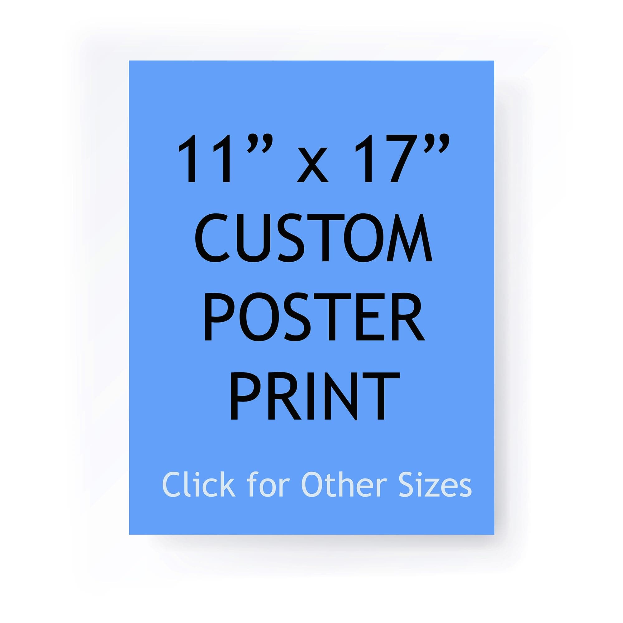 - Pera Print - Custom Poster Print - Upload Your Image/Photo - Personalized Photo Prints, Create Your Own Poster - Print Any Photos, Images - 11 x 17 inches