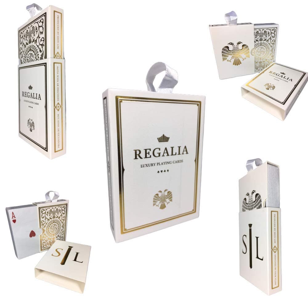 Shin Lim Regalia Deck (White) - Playing Cards by