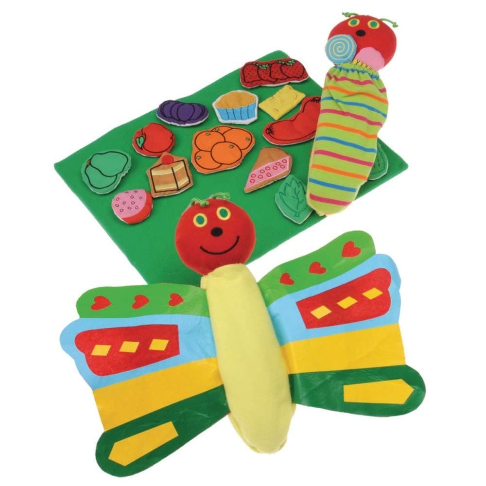 Constructive Playthings "The Very Hungry Caterpillar" Butterfly and Prop Set from the Childhood Favorite Book, Model:MTC-326