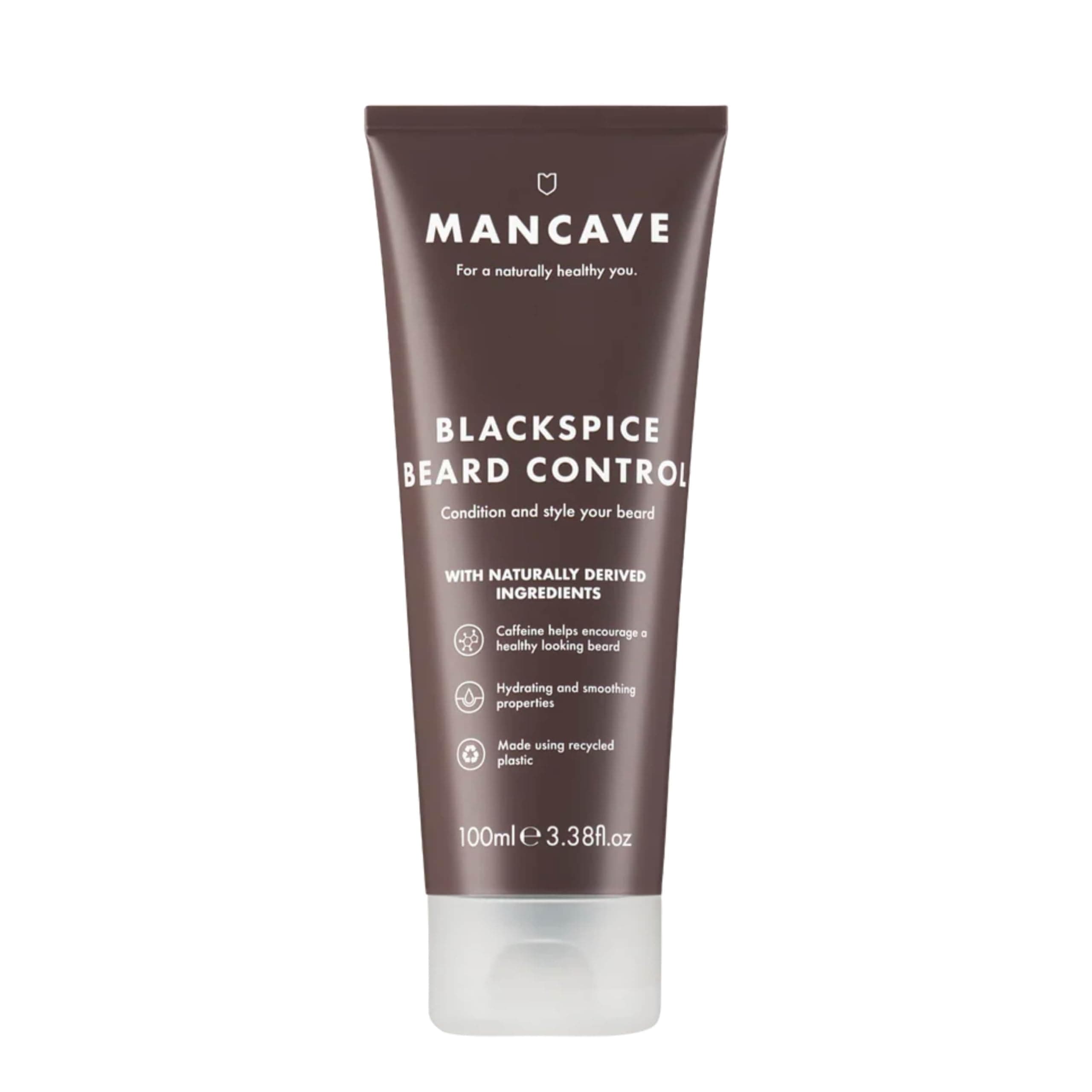 ManCave Natural Blackspice Beard Control 100ml