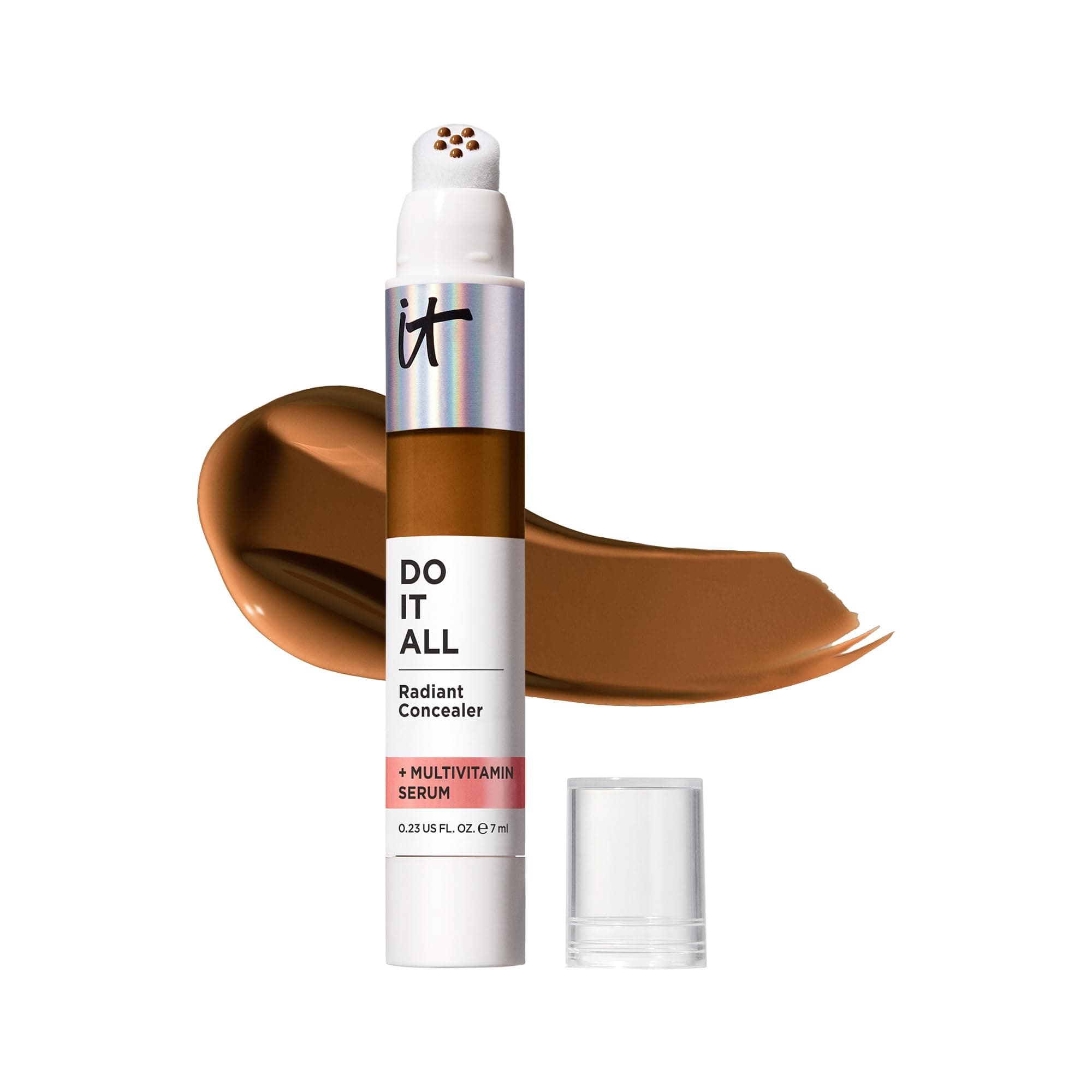 IT Cosmetics Do It All Radiant Concealer – Makeup Concealer – Hydrate & Brighten – Creaseless Medium Coverage & Radiant Finish – Niacinamide & Hyaluronic Acid - 0.2 Fl Oz