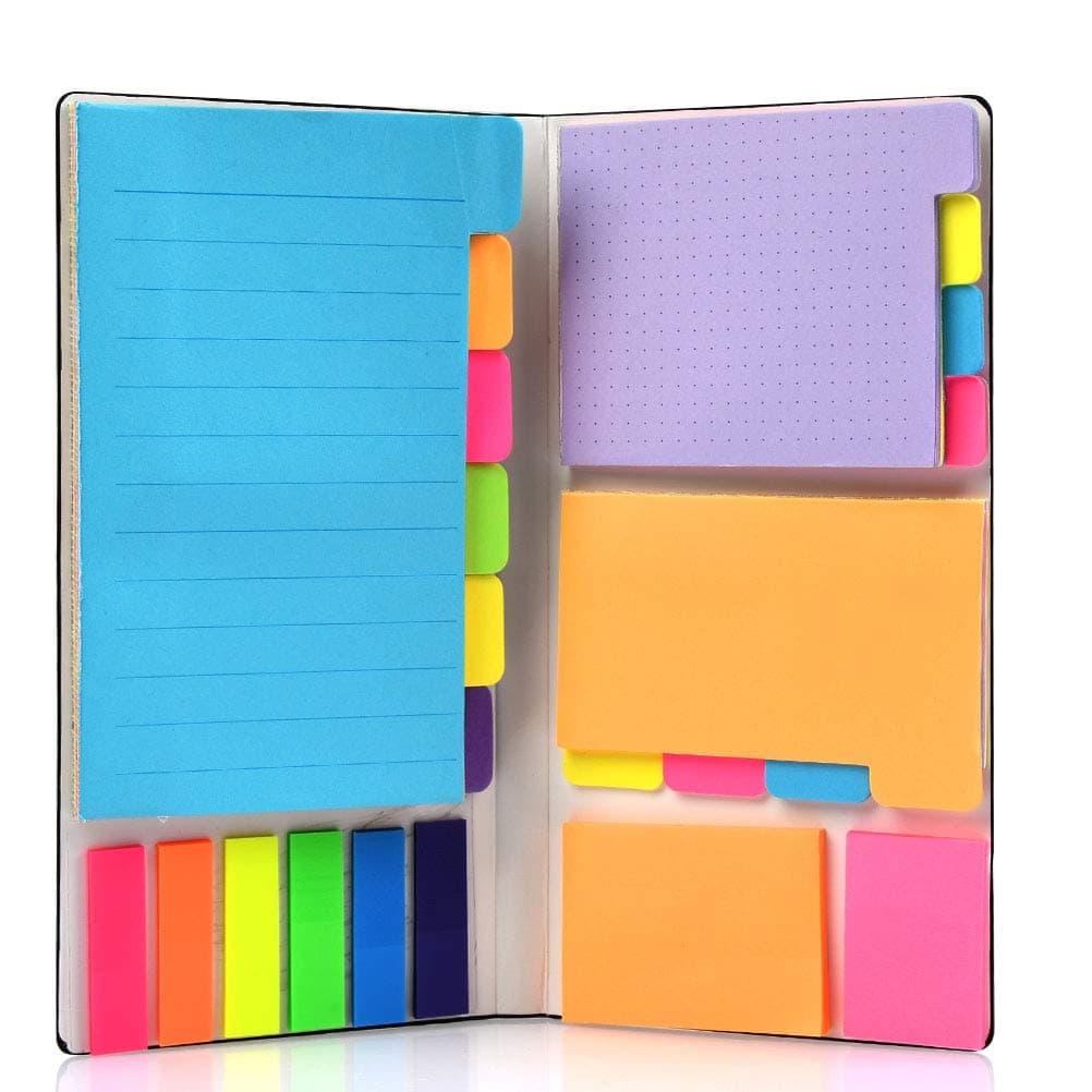 YOTINO 426 Sheets Divider Sticky Notes Set, Self-Stick Note Pads Prioritize Divider Sticky Notes with Color Coding