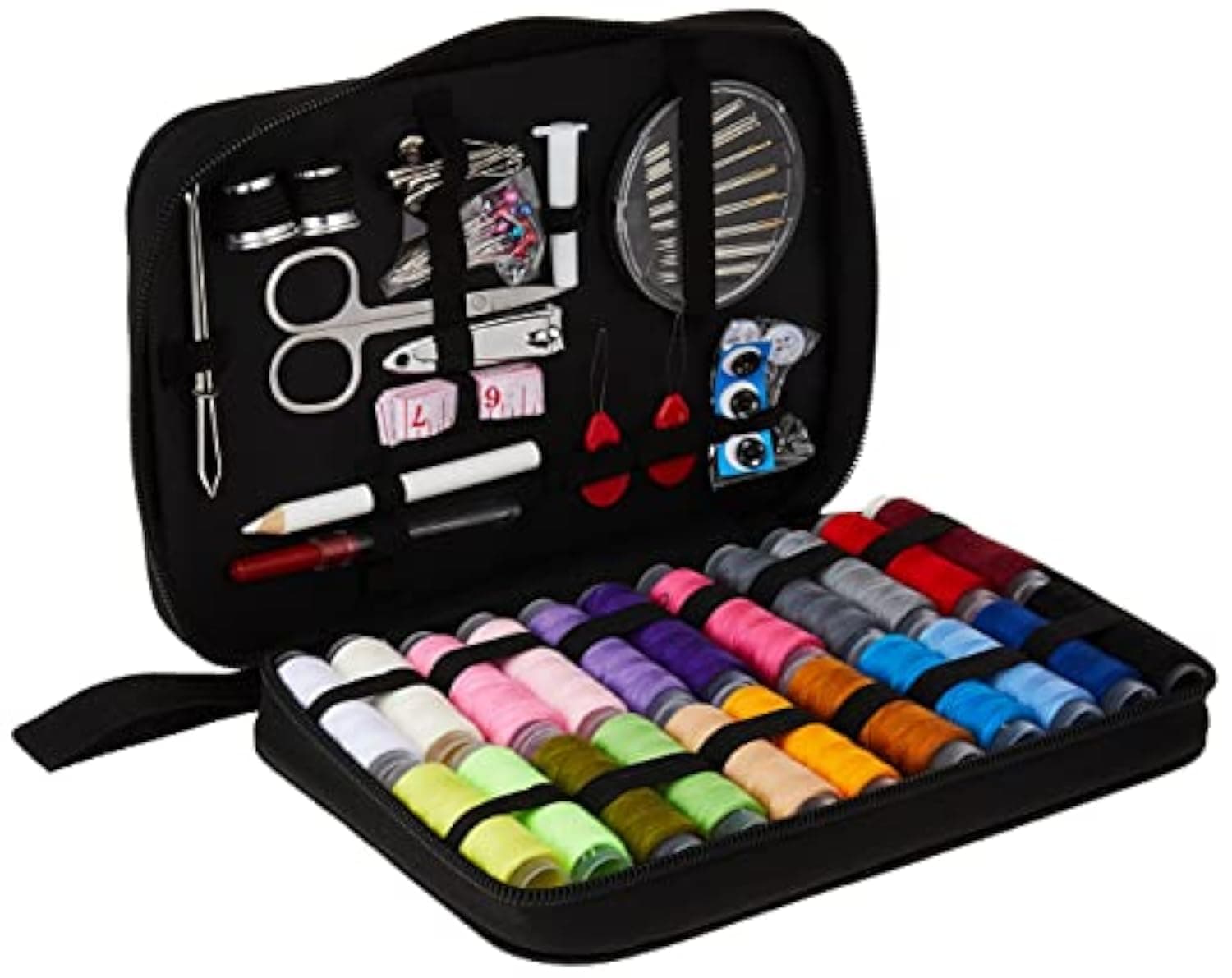 98Pcs Sewing Kit Bundle Mini Travel Accessories Tools for Beginners, Emergency Needs