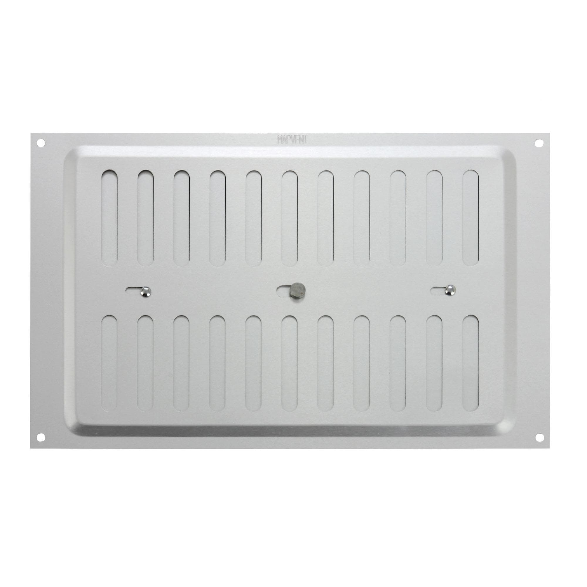 Hardware 936-31 Metal Adjustable Air Vent 9" x 6", Double Brick Hit & Miss Grille Cover (229mm x 152mm), Silver