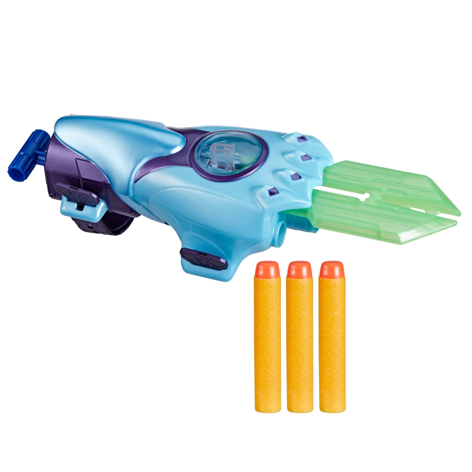 EarthSpark Cyber-Sleeve Battle Blaster with 3 Nerf Darts and Cyber-Sword, Interactive Role Play Toys for Boys and Girls Ages 6 and Up