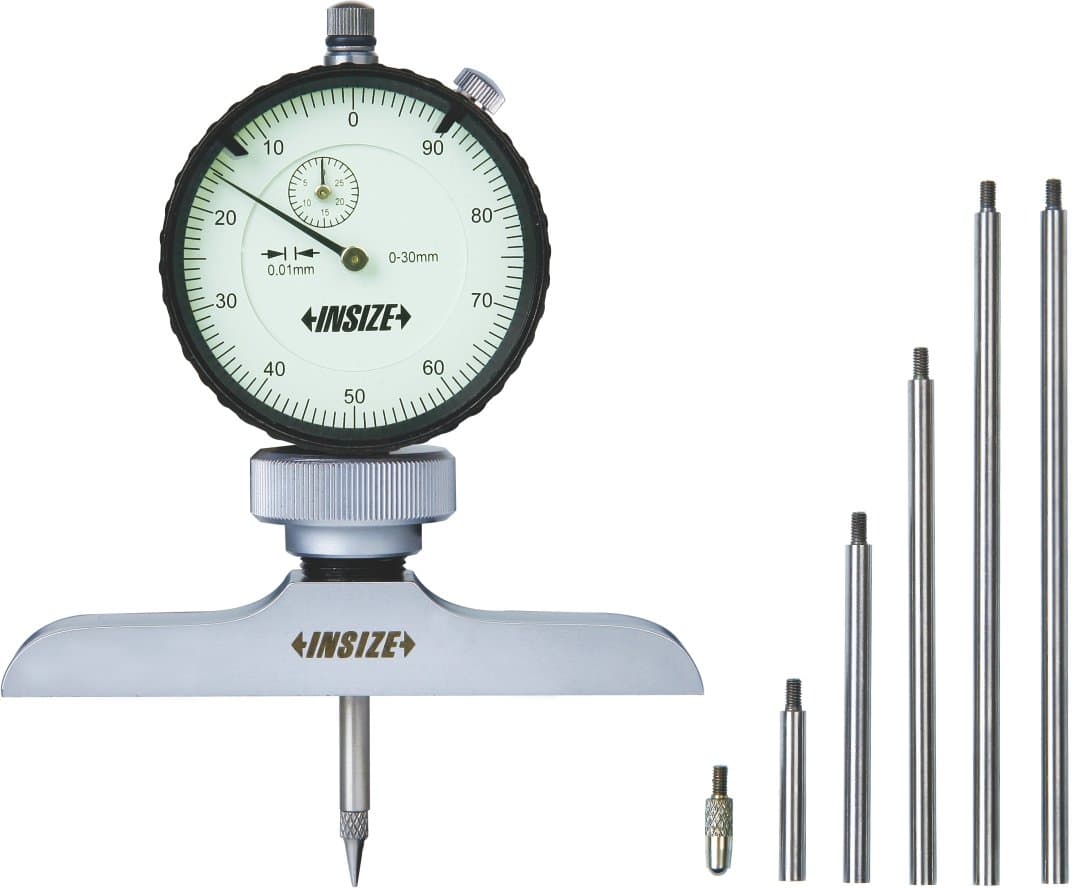 2342-202 Dial Depth Gauge, Base 101.5x17mm