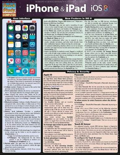 Iphone & Ipad Ios 8 (Quick Study Computer)
