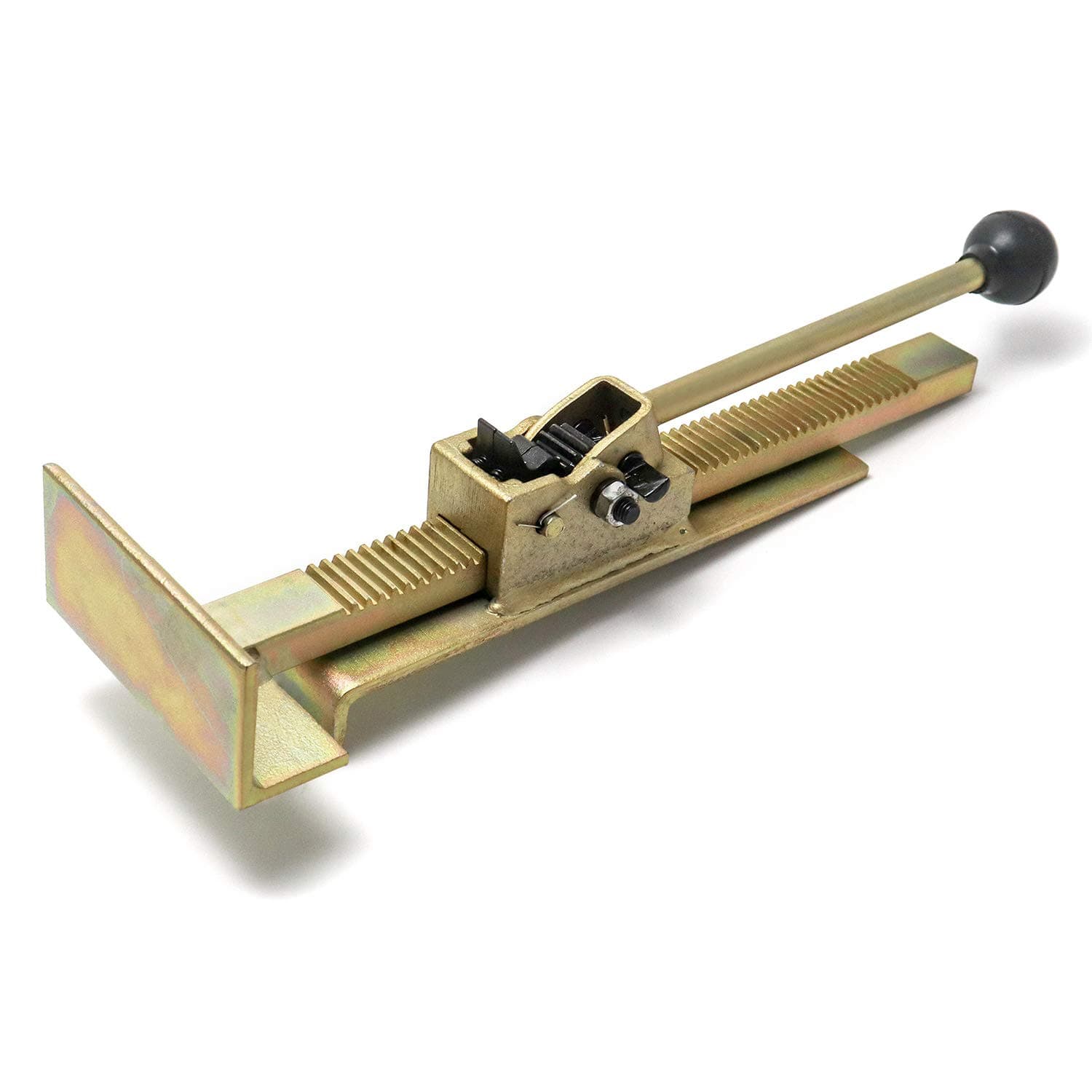 QWORK Flooring Jack – Ratcheting Alignment Tool for Hardwood Installation, Edge Tightening & Board Straightening