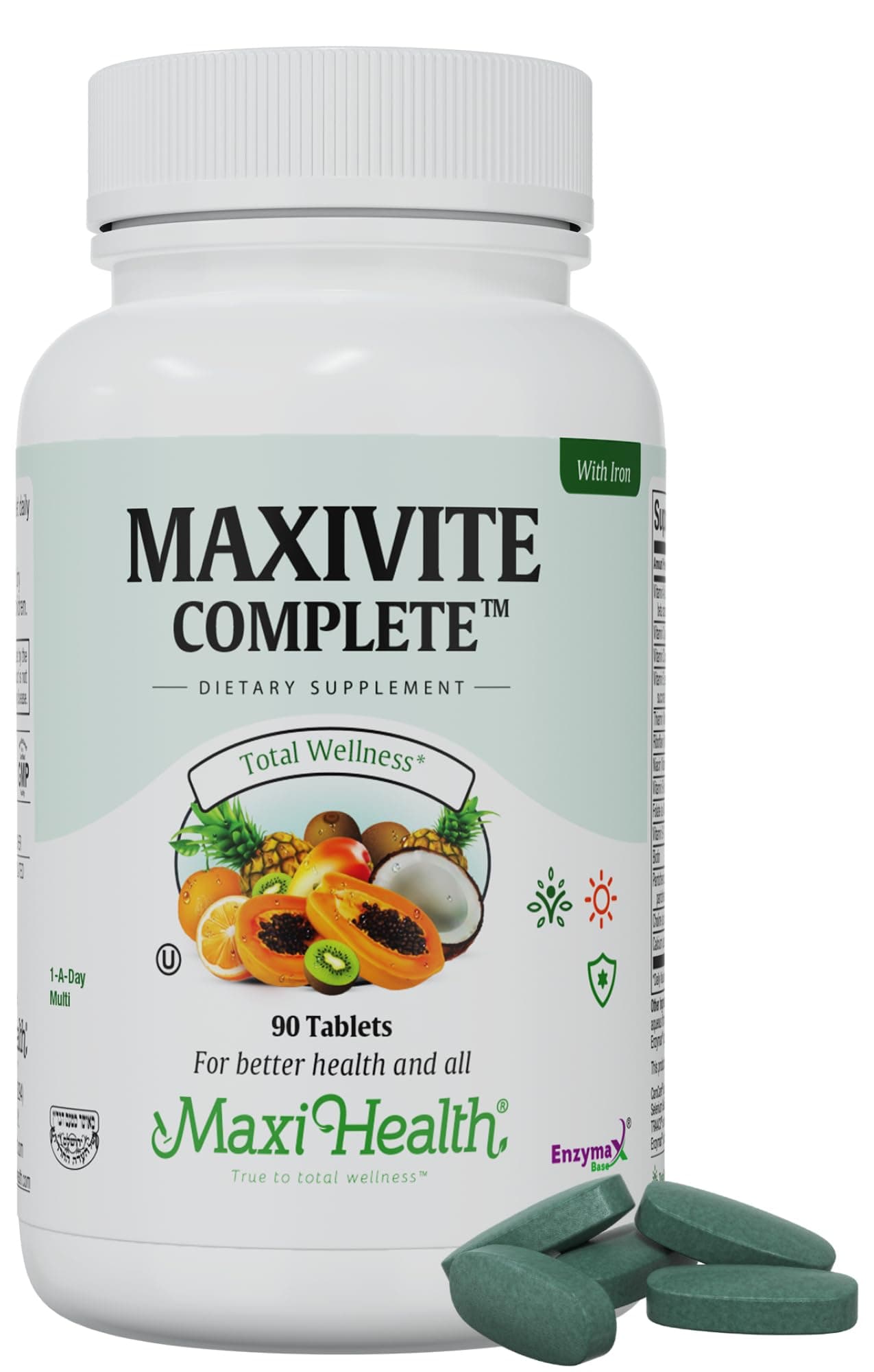 Research Maxivite Complete One a Day Multi Vitamin-Mineral with Iron
