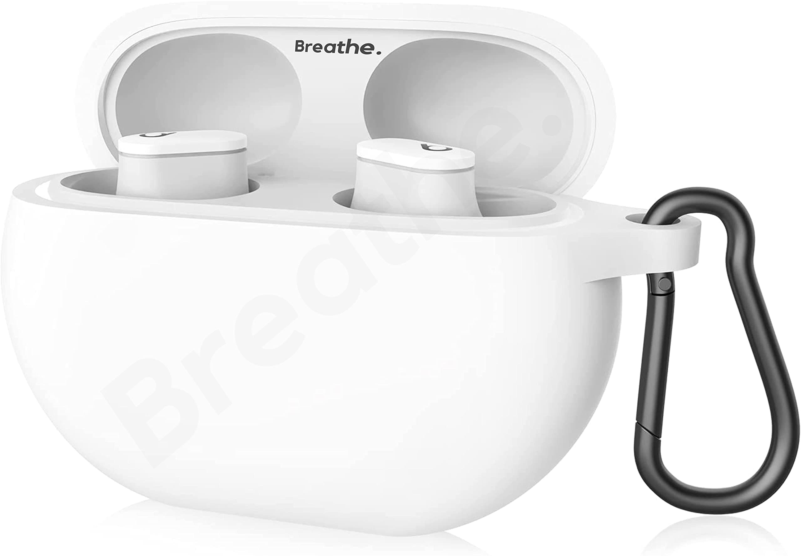 YellowInc Case Cover Compatible with Beats Studio Buds (White)