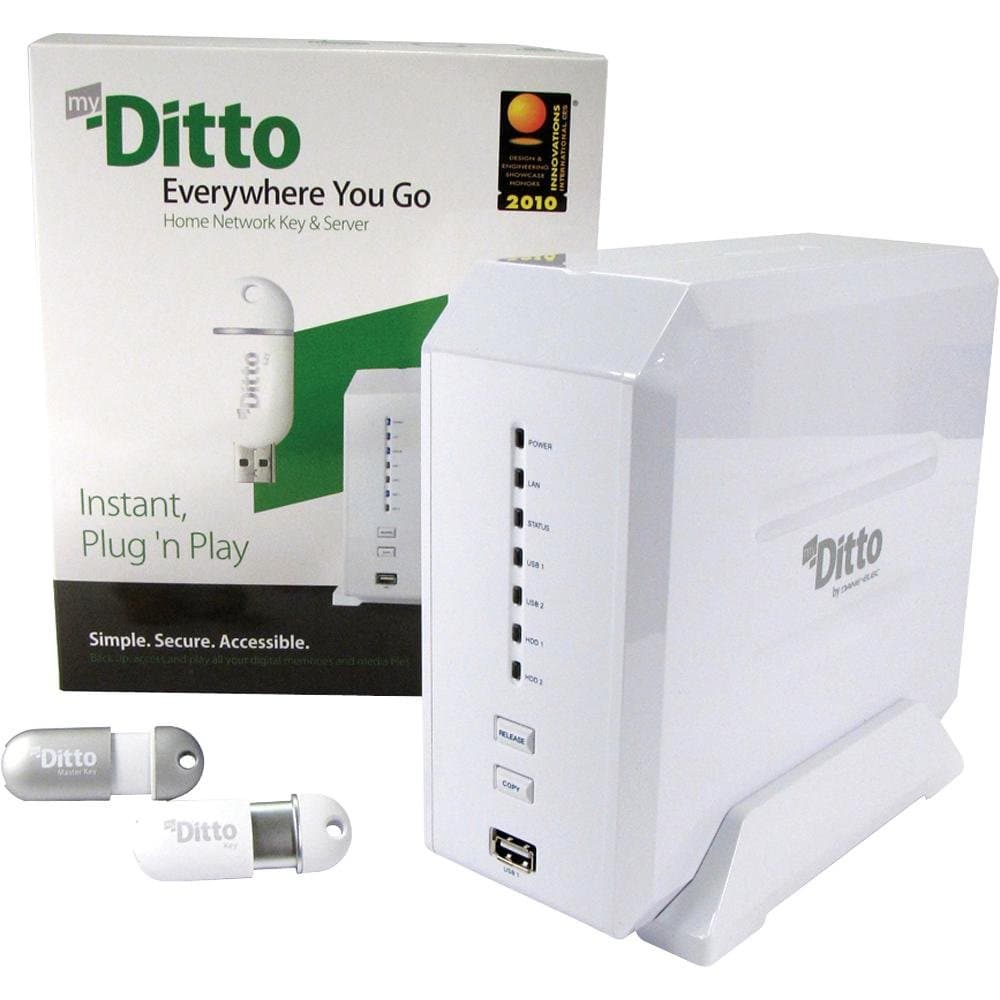 my-Ditto 4 TB Home Network Server, MD-H104T2E23S (White)