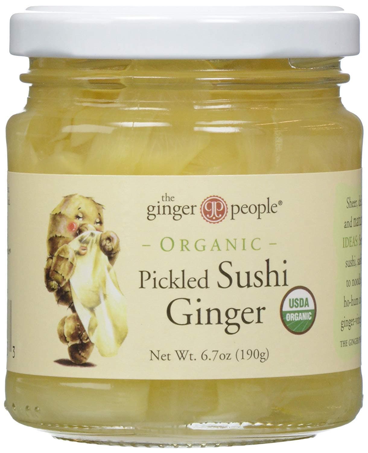 Ginger People, Pickled Sushi Ginger, 6.7 oz (3 Pack)