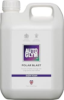 Polar Blast, 2.5L Concentrate Extra Thick Snow Foam (15L When diluted) Softens Dirt in Advance of wash, pH Neutral Car Shampoo Suitable for All Paint Types, White