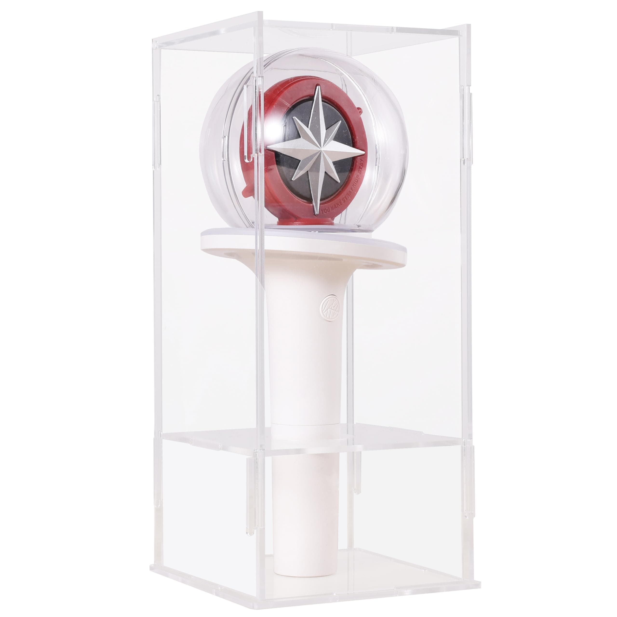 Kpop Lightsticks Case , Compatible with Stray Kids Lightstick/BTS Army Bomb/Seventeen Official Light Stick,Acrylic Holder Accessories