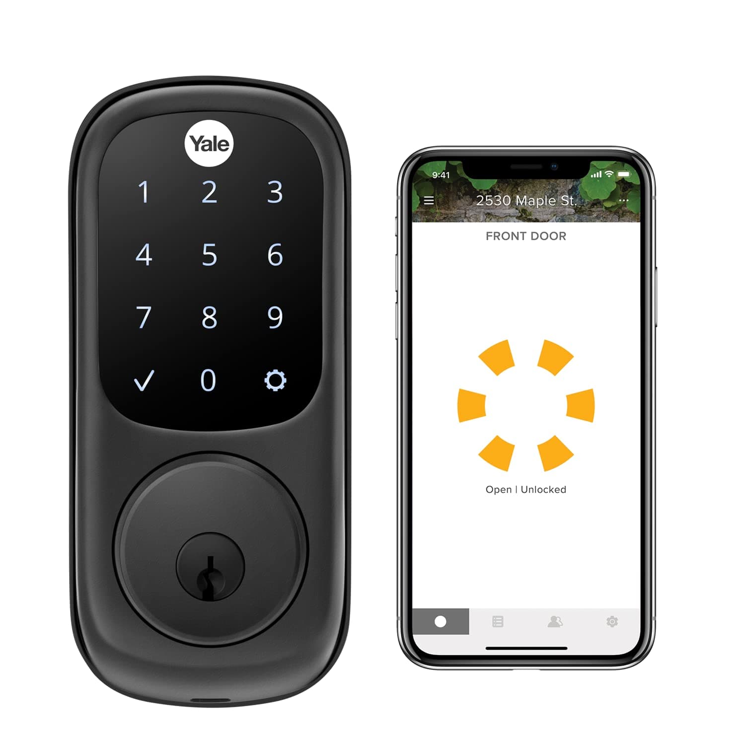 Yale Assure Lock Touchscreen, Wi-Fi Smart Lock - Works with Amazon Alexa, Google Assistant, HomeKit, Phillips Hue and Samsung SmartThings, Black Suede
