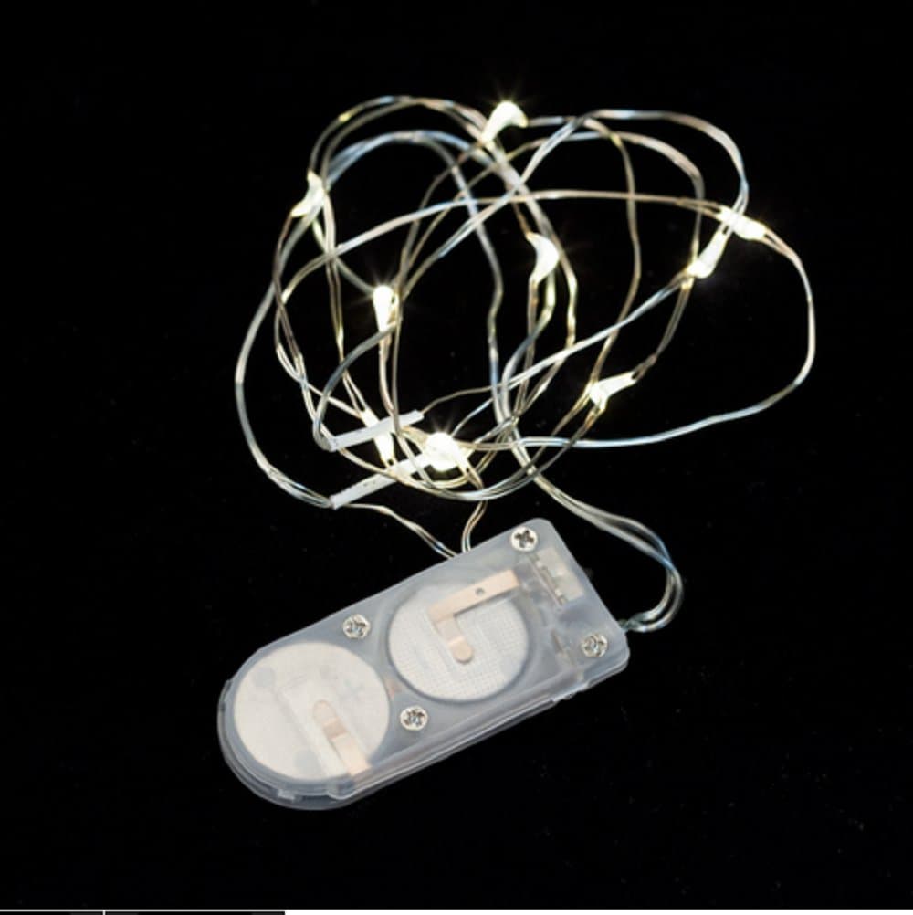 5 Pcs. Wedding Decoration 10 LED Copper/White Wire Light for Eiffel Tower Vase Waterproof by Exotic Feathers