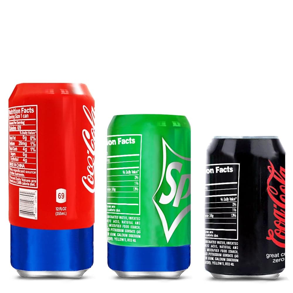 Simplation (3 Pack) Red Silicone Can Covers, Fits 12 oz Cans