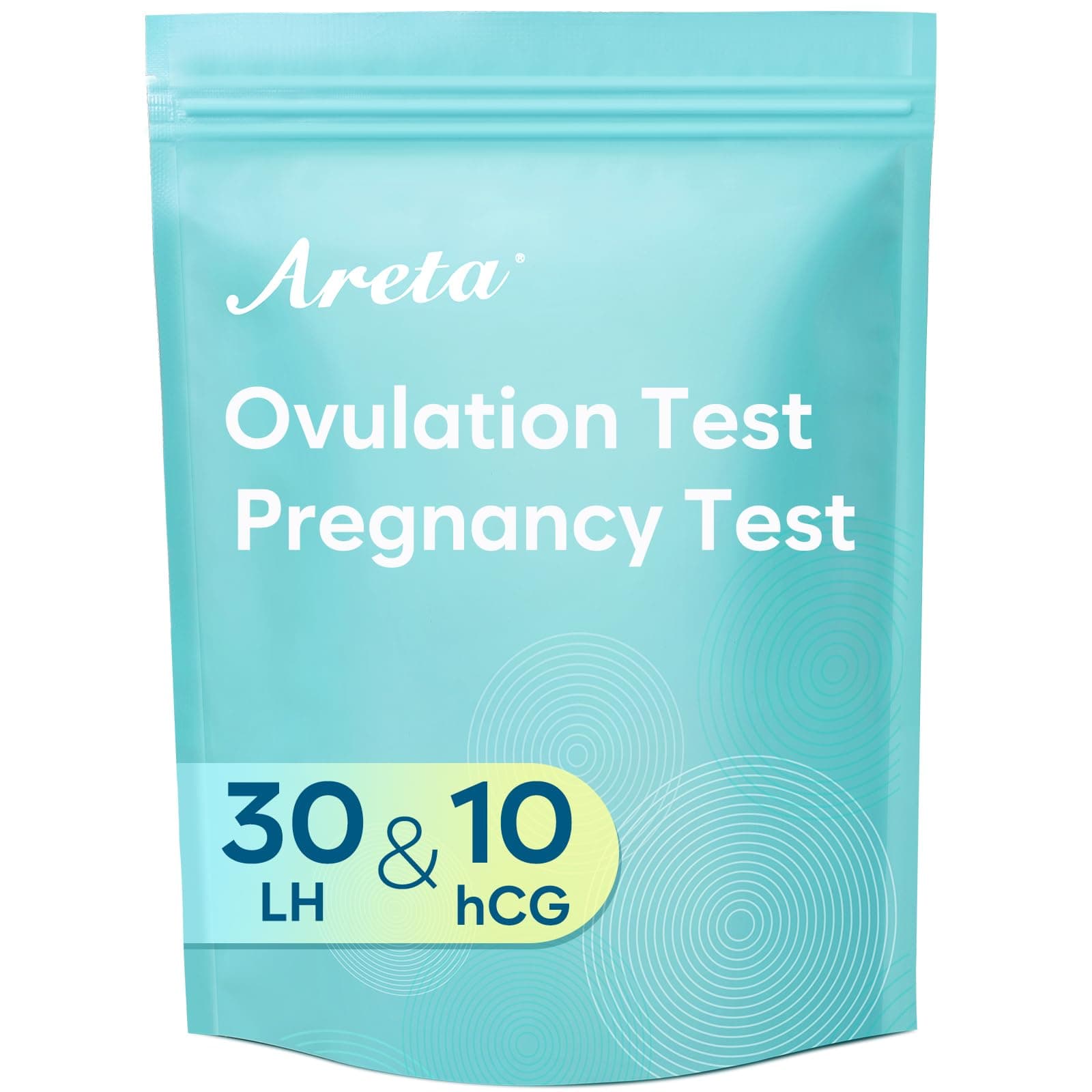 Ovulation & Pregnancy Test Strips: 30 Ovulation Strips & 10 Pregnancy Tests Combo Kit | Accurate at-Home Fertility Tracker | Highly Sensitive Early Pregnancy Detection | 30 LH + 10 HCG