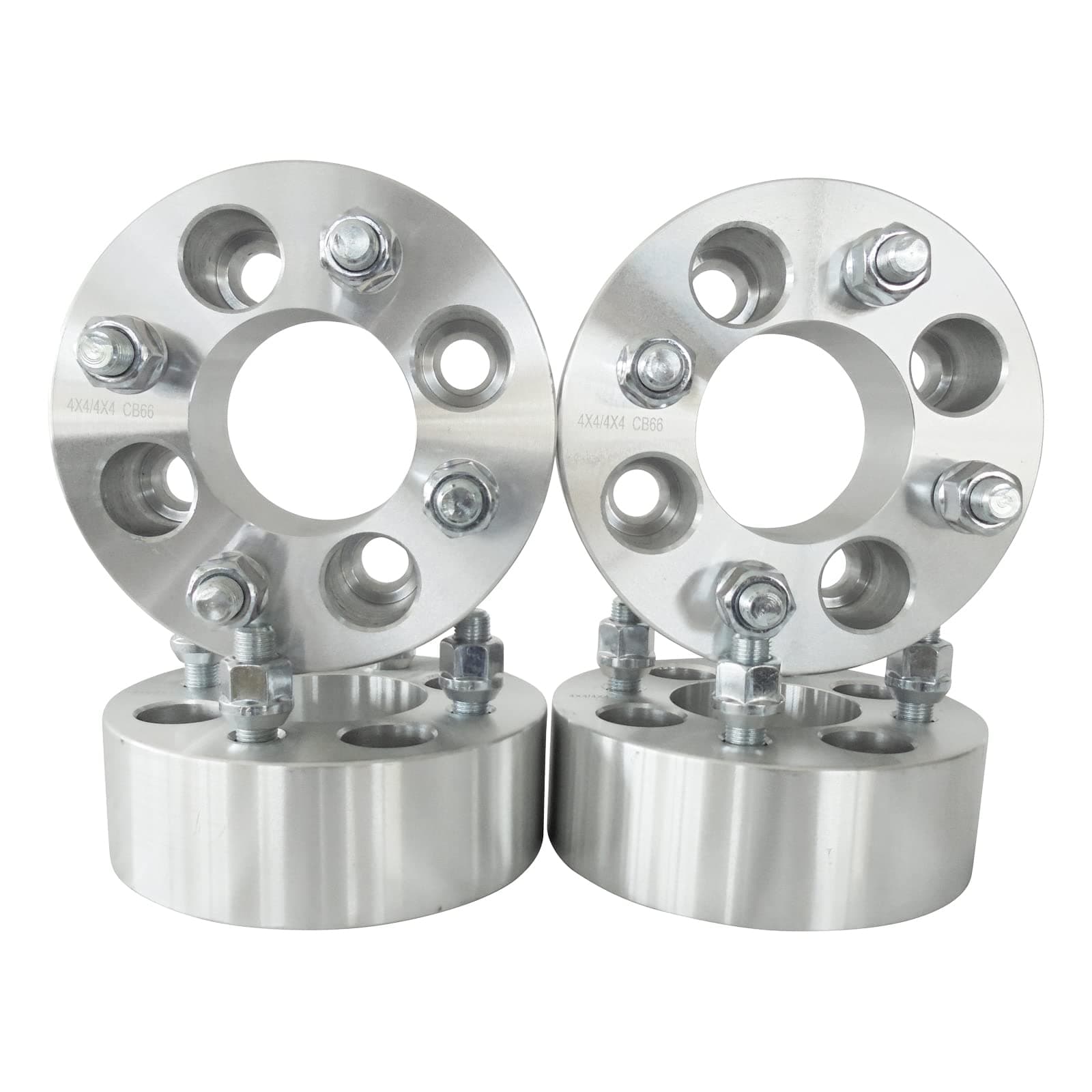 4pc Golf Cart Wheel Spacers 4" (2 inch per side) 4x4 to 4x4 EZ GO EZGO Club Car Golf Cart