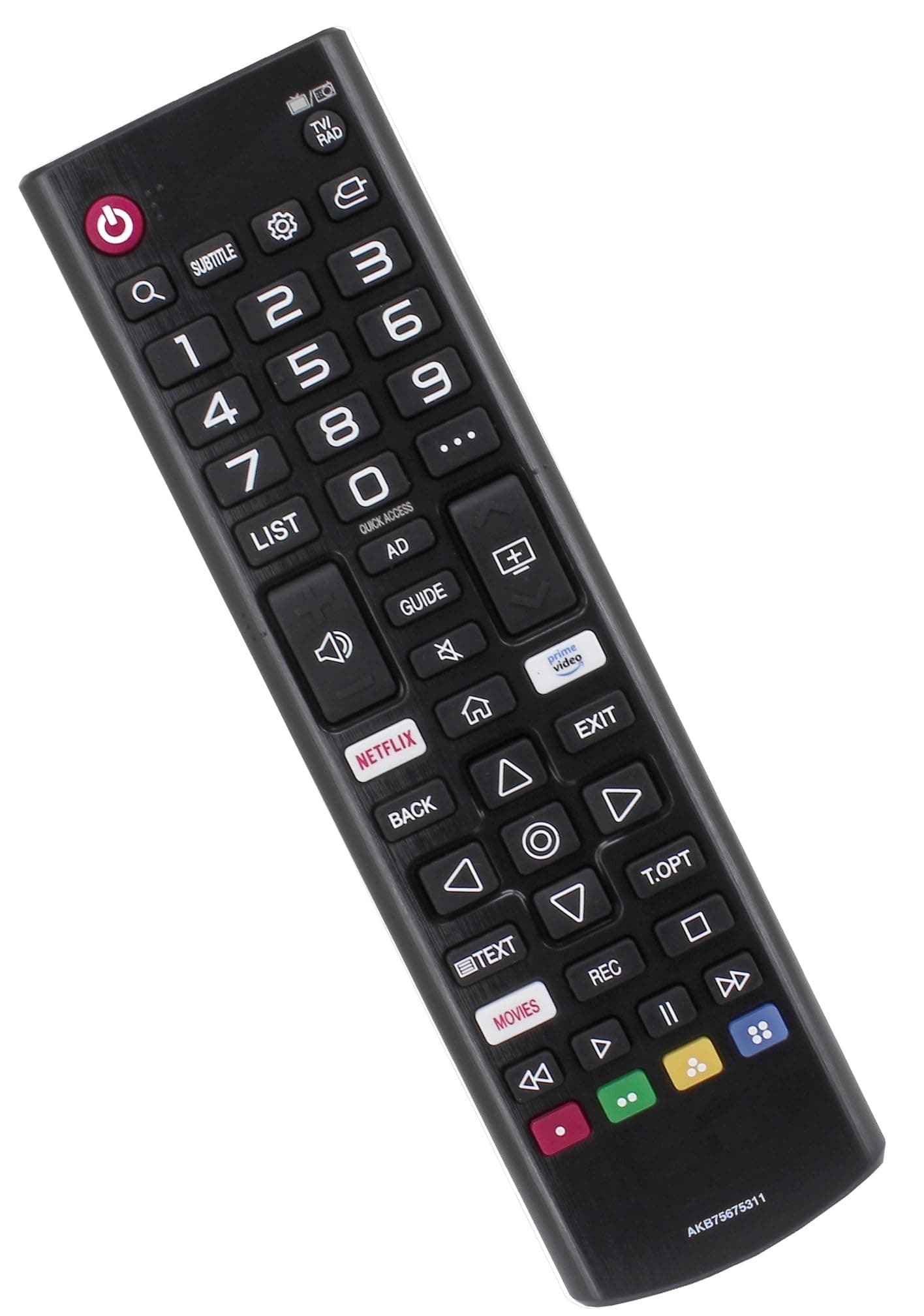 121AV Original Replacement Remote Control Compatible with LG AKB75675311 Smart LED TVs