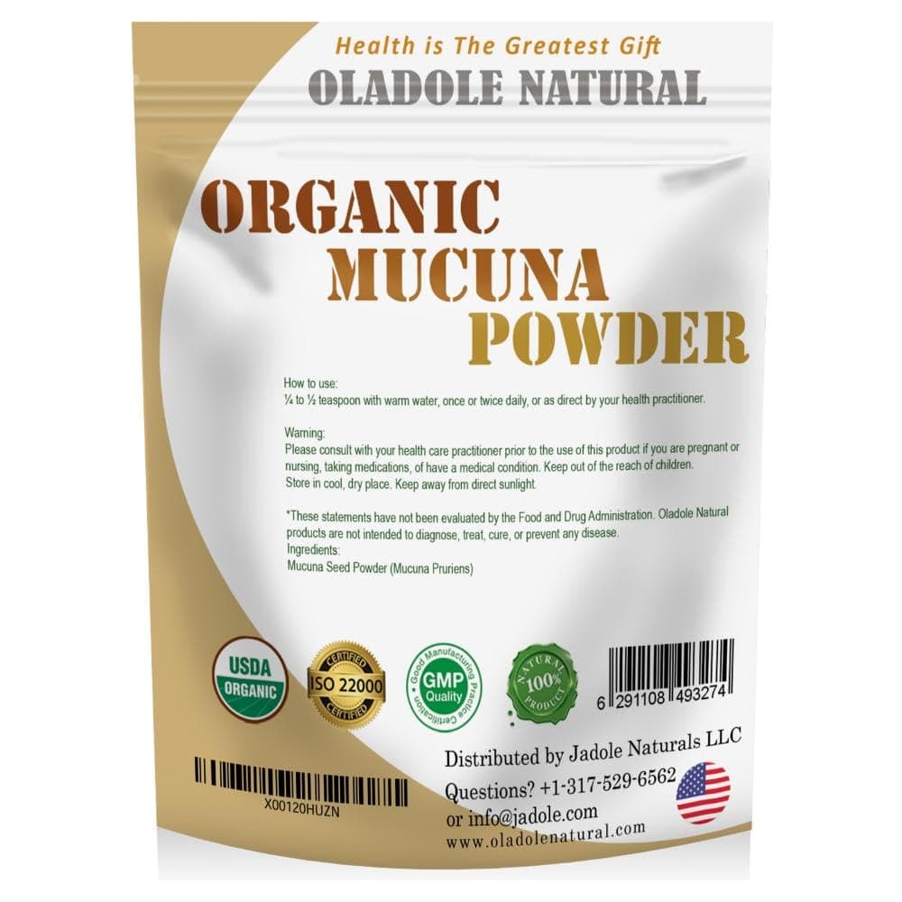 Mucuna Powder- 100g | Powerful Antioxidant, Supports Eye & Skin Health, Promotes Blood Circulation, Immune & Heart Health, Supports Muscle Builder | Non- GMO, Gluten Free