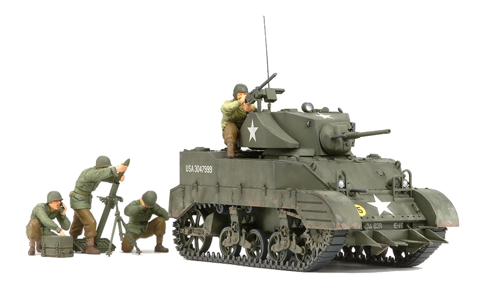 35313 1/35 US Light Tank M5A1 Plastic Model Kit