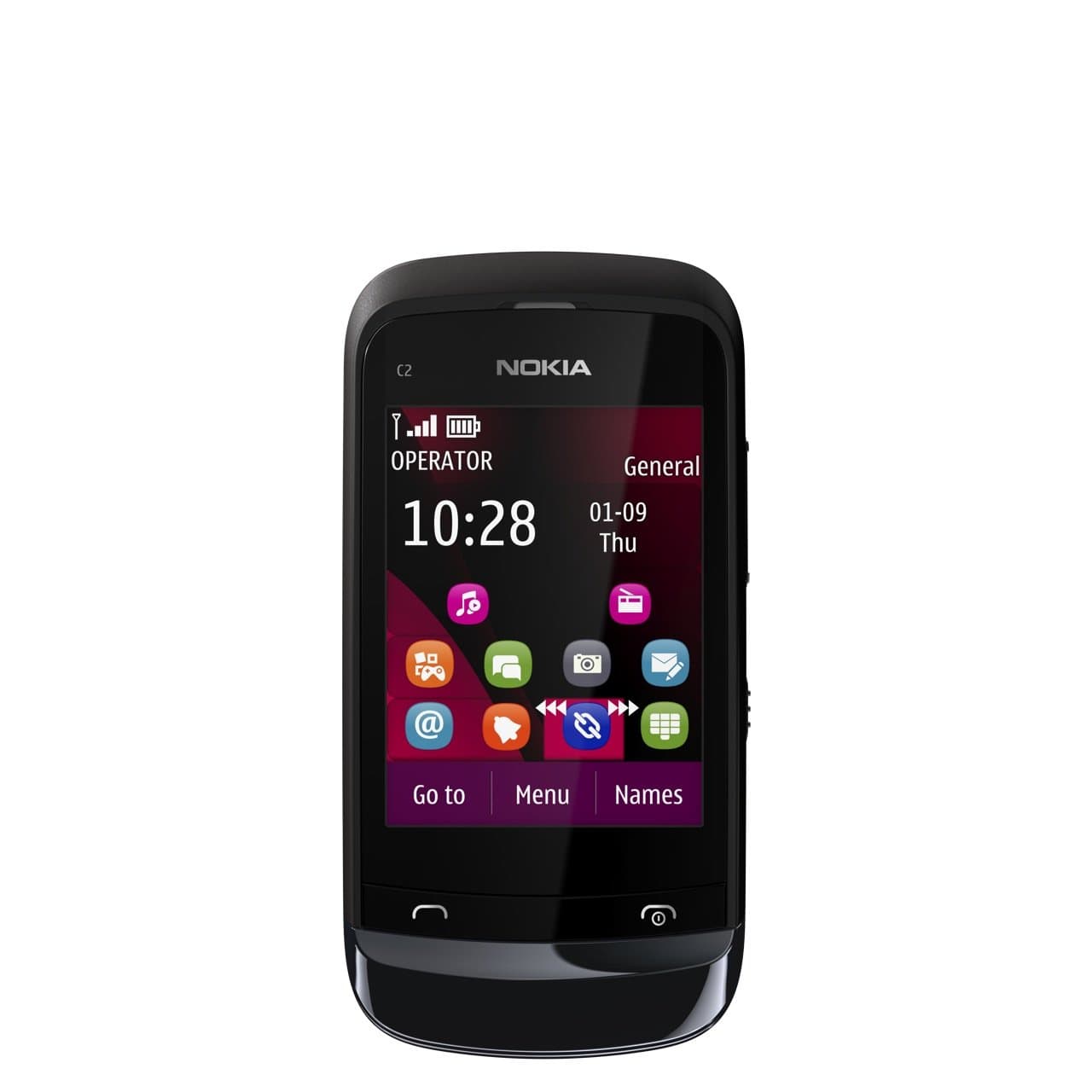 Nokia C2-02 Sim Free Mobile Phone - Black