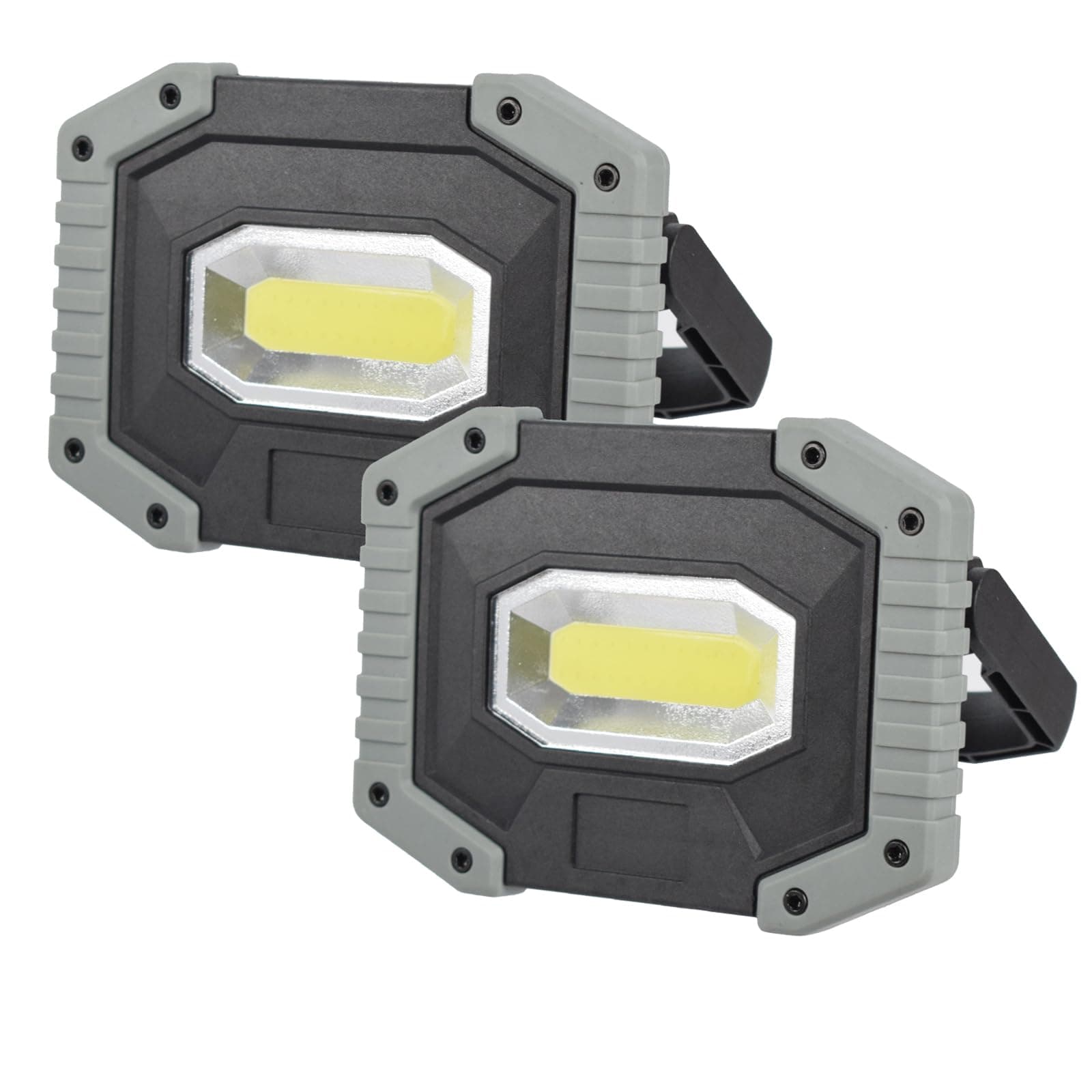 OTYTY LED Work Light 2-Pack, 30W 1500LM Portable Rechargeable Flood Lights wi...