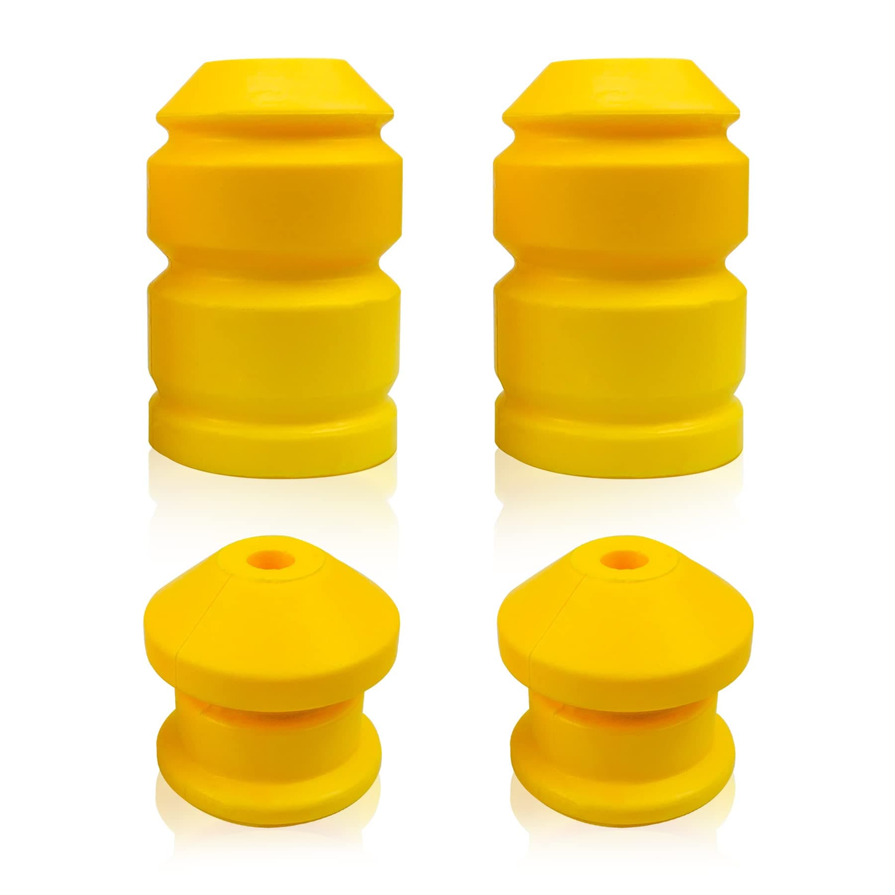 OCHIKI 4Pcs Front and Rear Bump Stops, Control Arm Axle Jounce Bumpers Fit for HUMMER H3 H3T 2006-2010, Replace 15783030 15295277