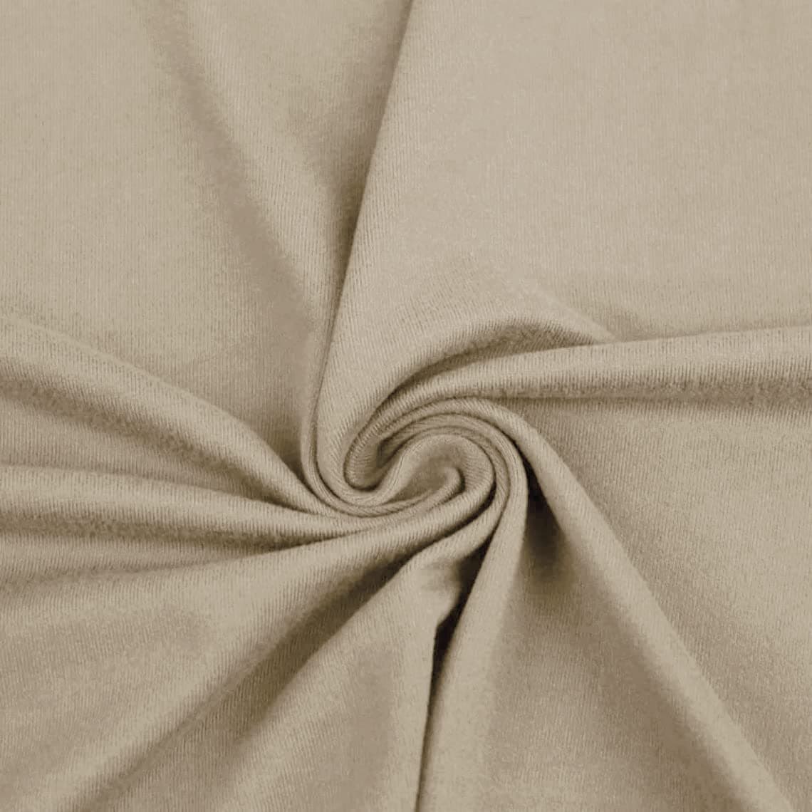 TexcoDTY Double Sided Brushed Stretch Fabric-5 Yards, Sand