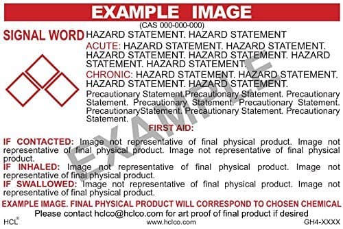 Diethyl Ether GHS Label - 2" x 3" (Pack of 25)