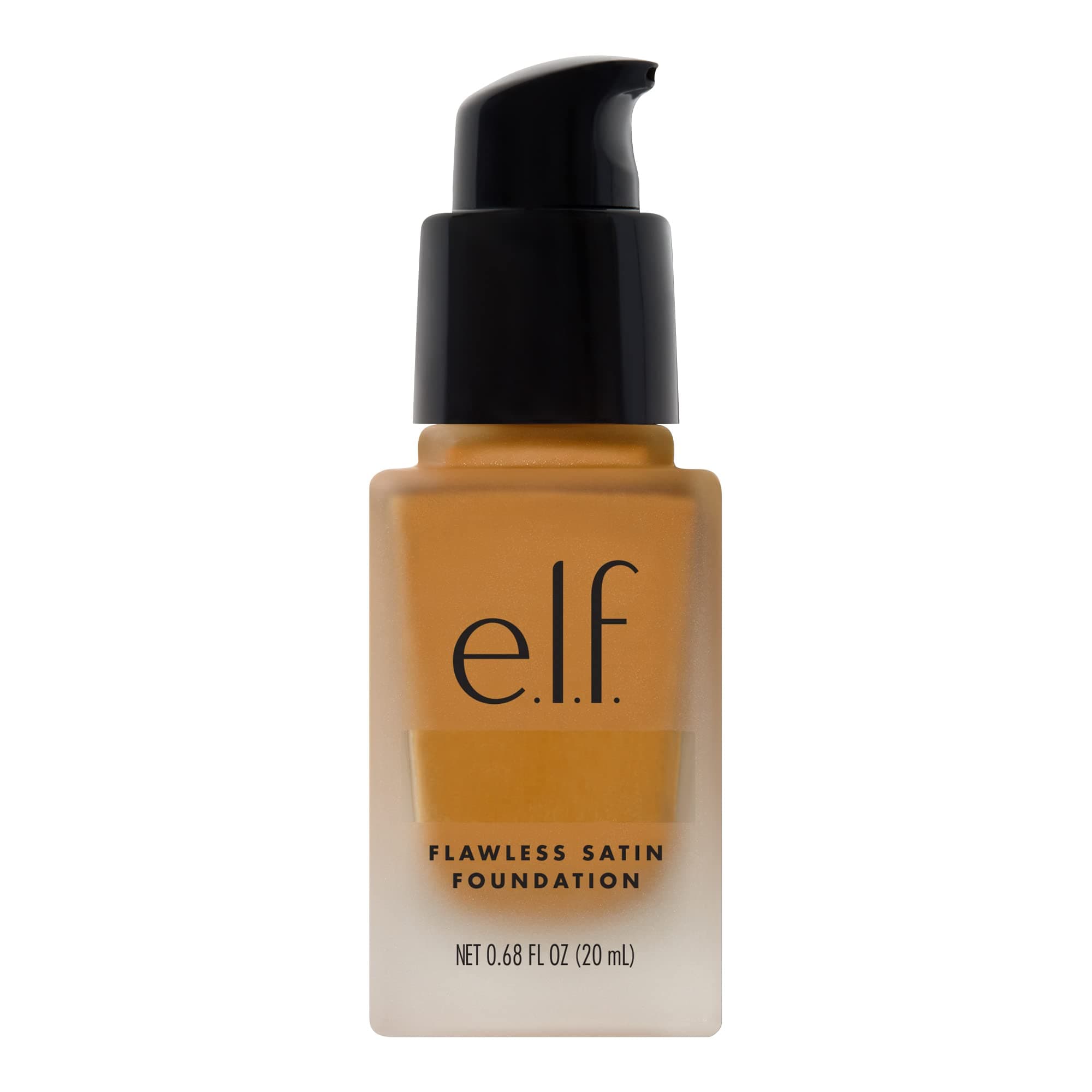 Flawless Satin Foundation, Lightweight & Medium Coverage, Semi-Matte Finish, Vegan & Cruelty-Free, Suede, 0.68 Fl Oz (20mL)