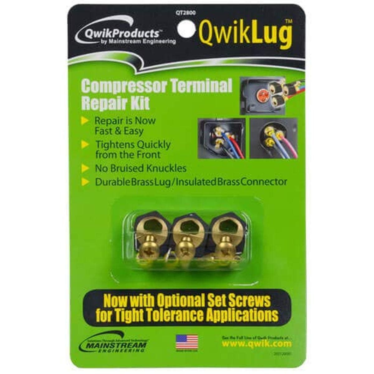 QwikLug Compressor Terminal Repair Kit No Wires