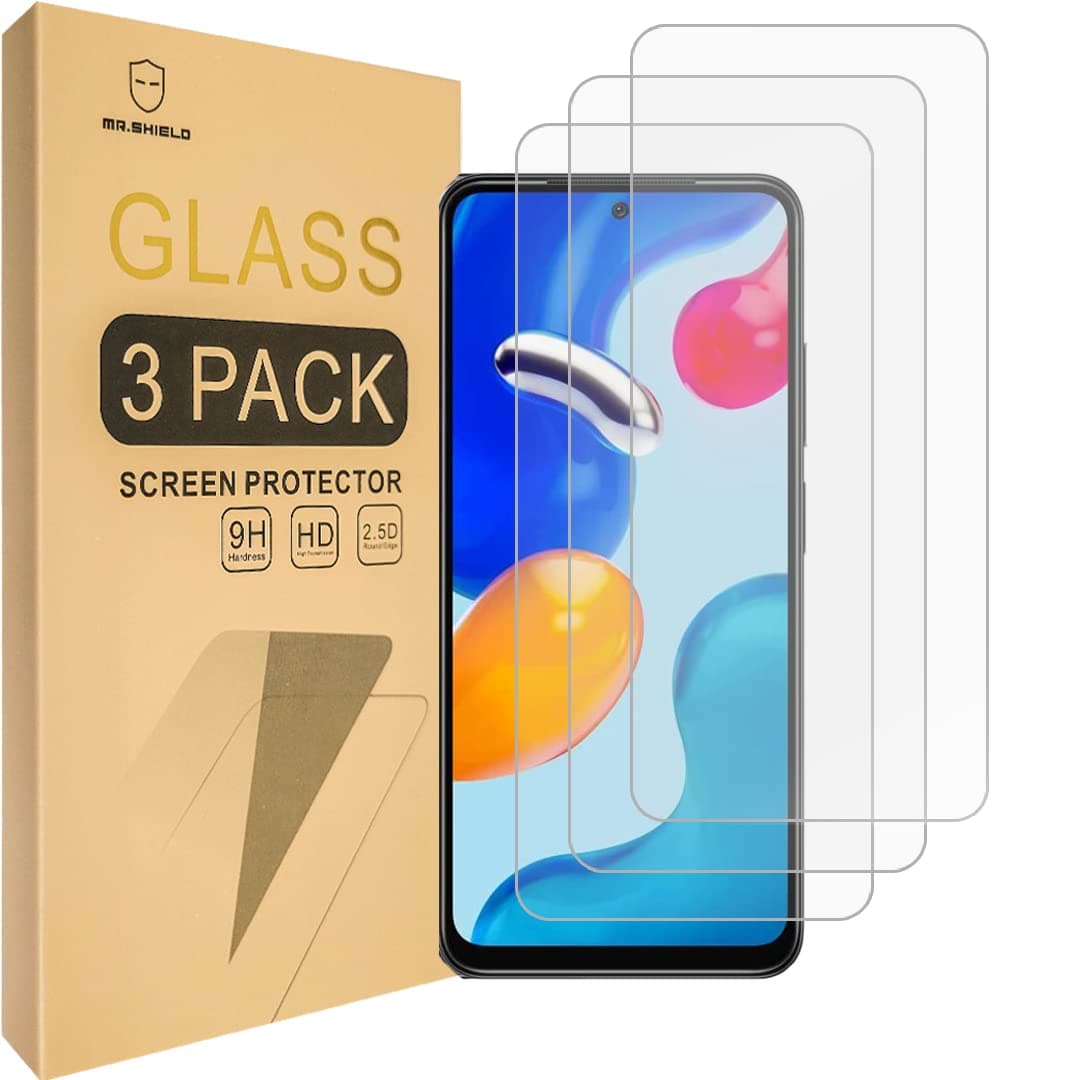 [3-Pack] Designed For Xiaomi (Redmi Note 11/11S 4G) 6.43 Inch [NOT Fit For 5G Version] [Tempered Glass] [Japan Glass with 9H Hardness] Screen Protector with Lifetime Replacement
