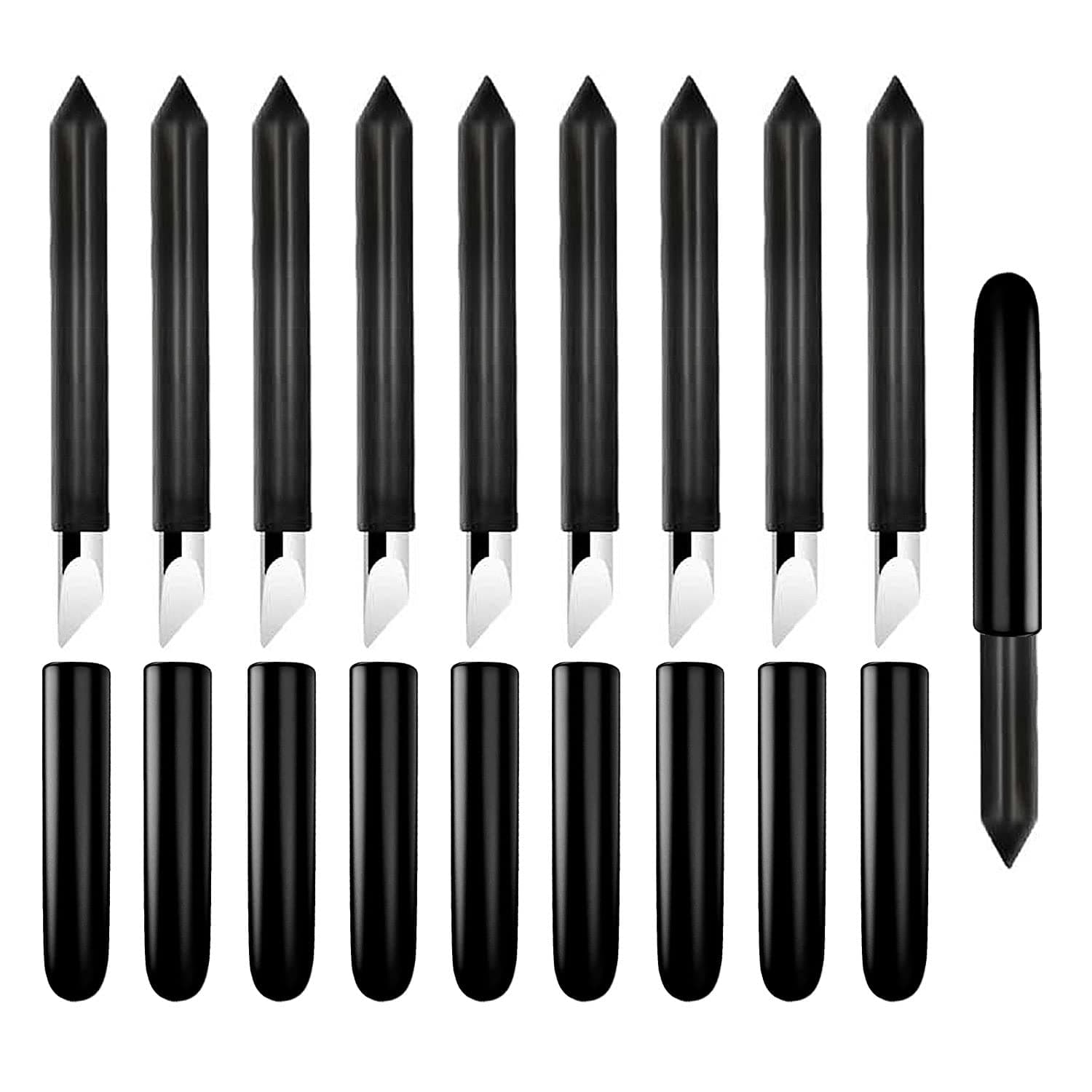 10PCS Replacement Deep Point Cutting Blades Compatible with Maker/Maker 3 Cutting Machines, Replacement Cutting Blades Compatible with Explore Air/Air 2/Explore Air 3, Cut Thicker Materials
