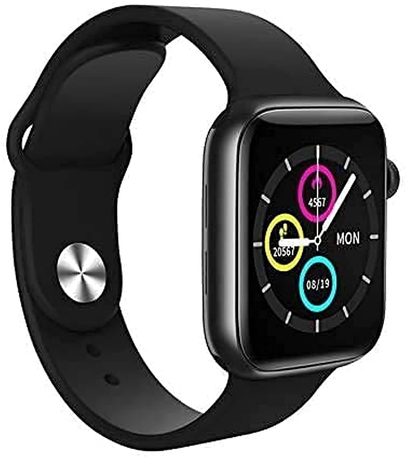 T500 Bluetooth Waterproof Plus and Smart Watch for iPhone iOS Android Phone (Black)