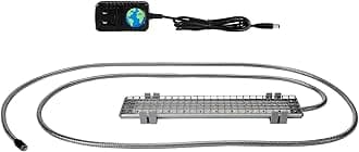 HappyBird Lighting Bird Cage Light with Chew Guard - Full Spectrum LED Pet Light - Simulates Natural Environment - Safe for Hookbill Birds – Easy to Install - (10" Long)