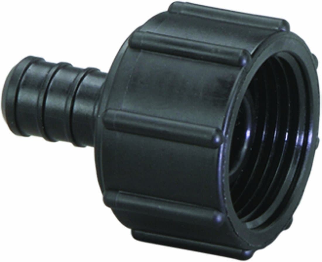 50133 PureFlow Zero Lead Poly Alloy PEX Crimp Port Adapter with 1/2-Inch by 1/2-Inch Crimp x Manabloc Port, 300-Pack