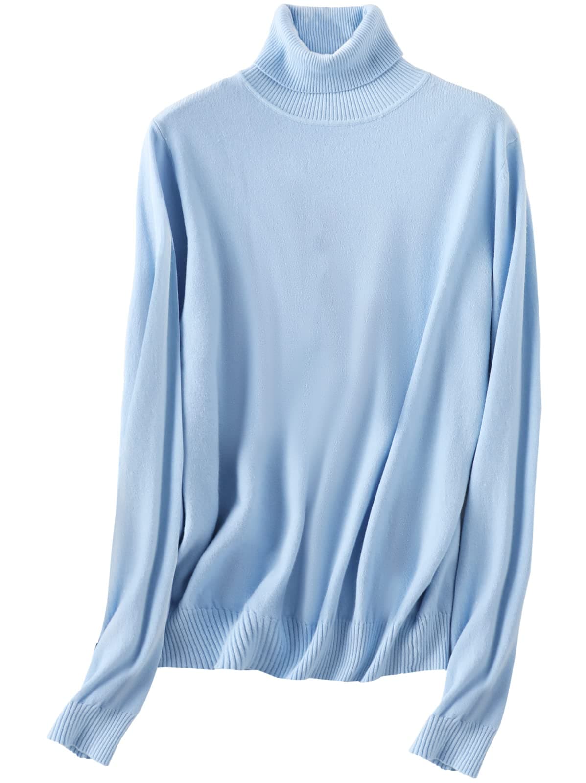 SANGTREE Women's Soft Turtleneck Sweater