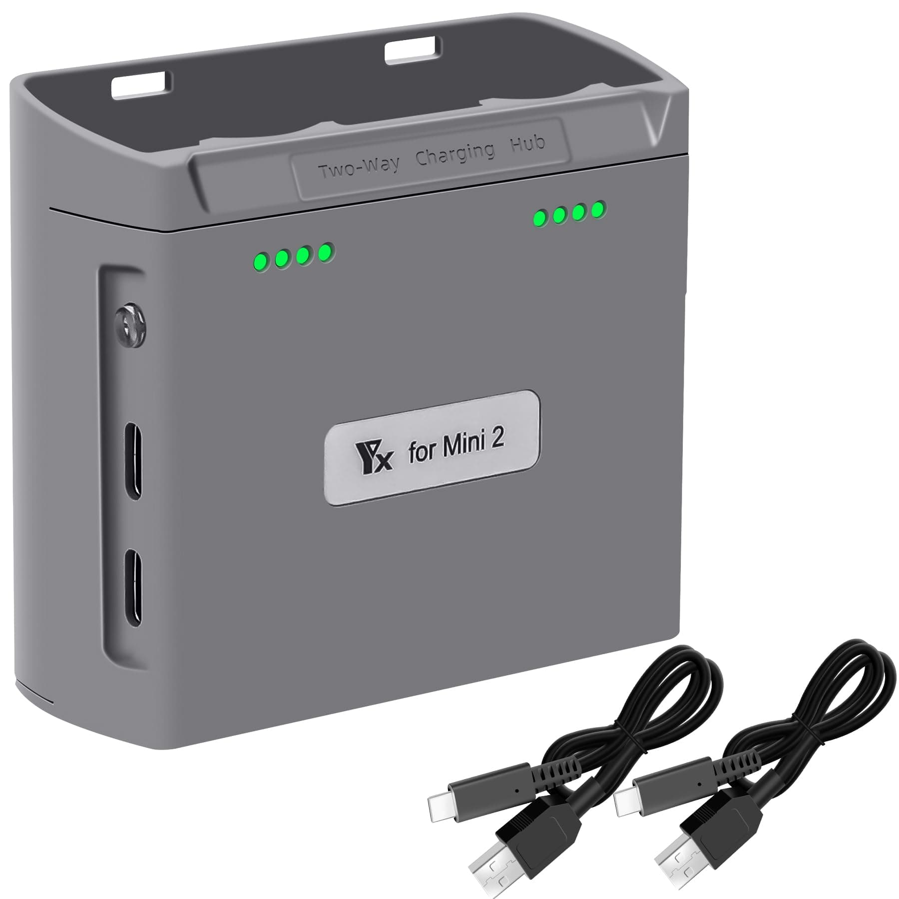 Two-Way Charging Hub for DJI Mini 4K,2,Mini SE/2 SE Drone,Check Battery Level,Charge Two Batteries in Sequence,Charger Accessories