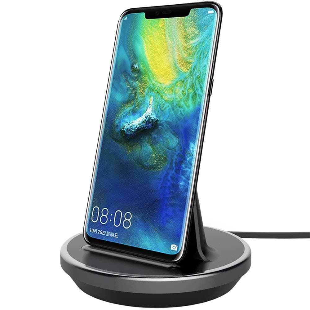 USB-C Charging Dock for Huawei P30 Pro/Mate20 Pro/P20 Pro/P20/P20 lite/P10 Plus/P10 lite Desktop Charging Dock, USB Type-C USB-C Charger Stand Charger Station