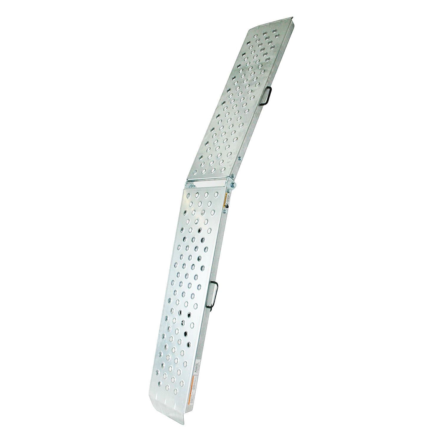 Explore 7454000 80" Steel Centerfold Loading Ramp, 1 Pack, Silver