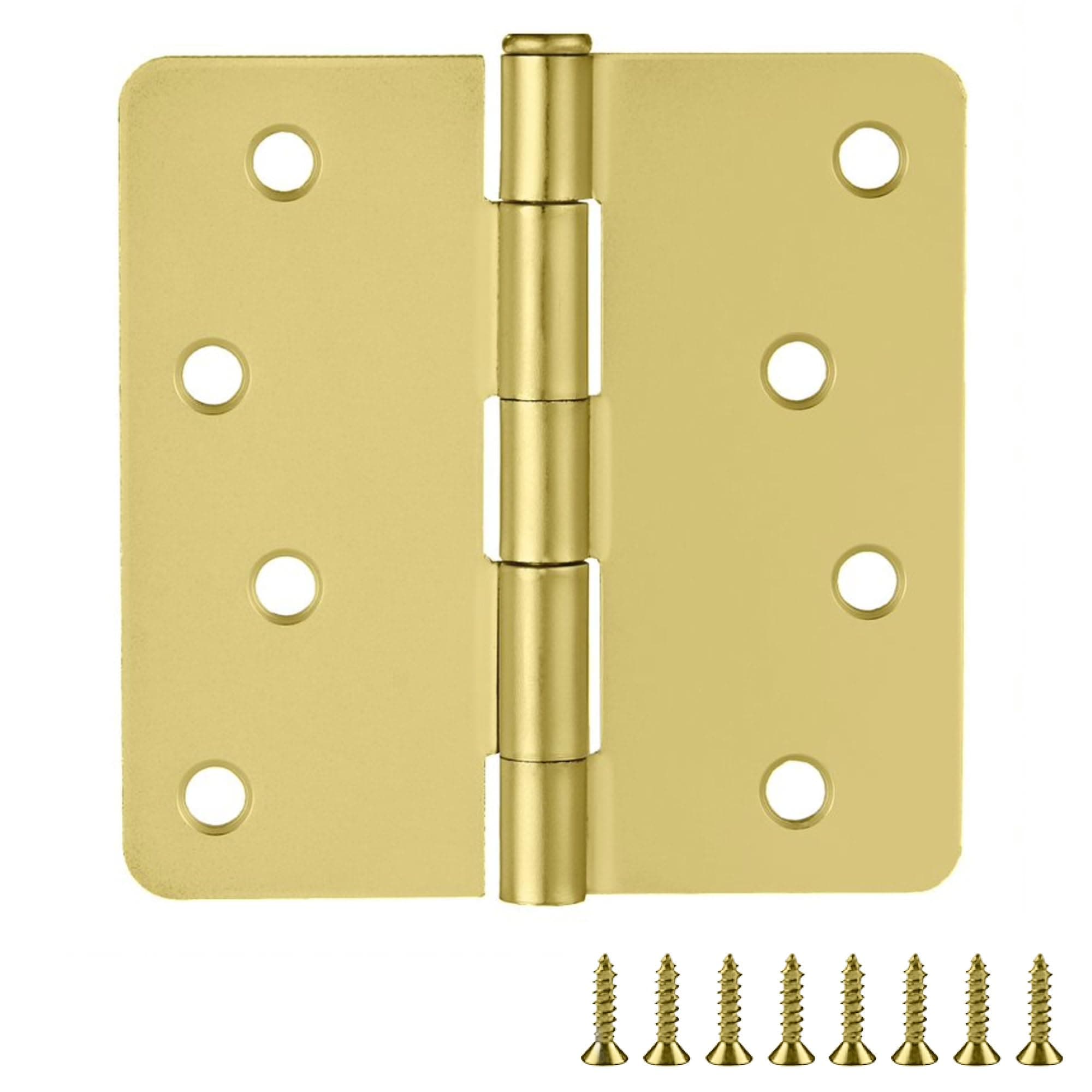 Design House 181511 3-Pack Hinge 4", Satin Brass