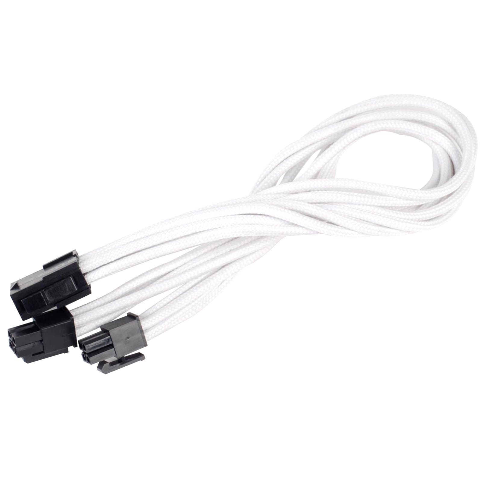 Silverstone Tek Sleeved Extension Power Supply Cable with 1 x 8-Pin to EPS12V 8-Pin Connector (PP07-EPS8W)