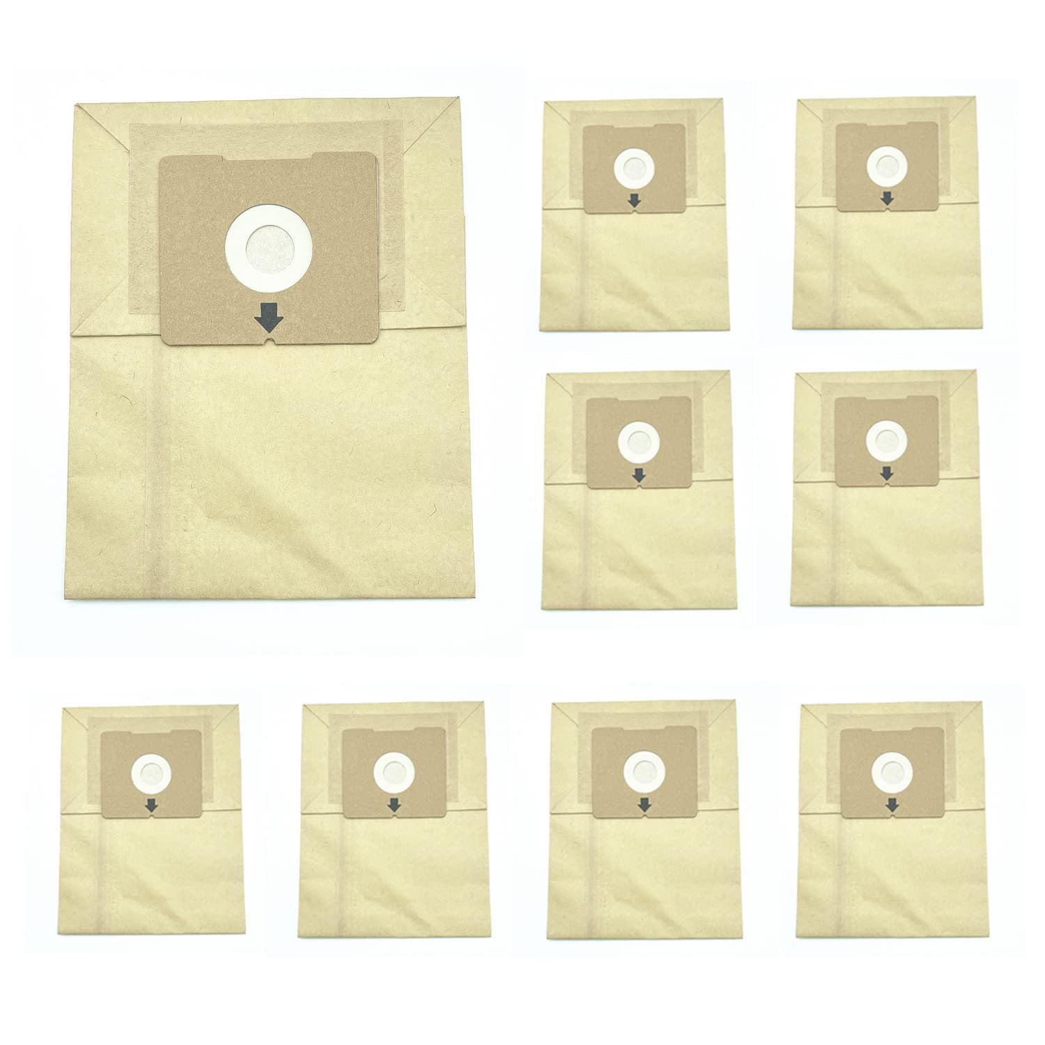 9 Pack Replacement Dust Bags Compatible with Bissell Zing Vacuum,Fits Models 2154A, 2154C, 2154W, 4122,1668 Part # 2138425