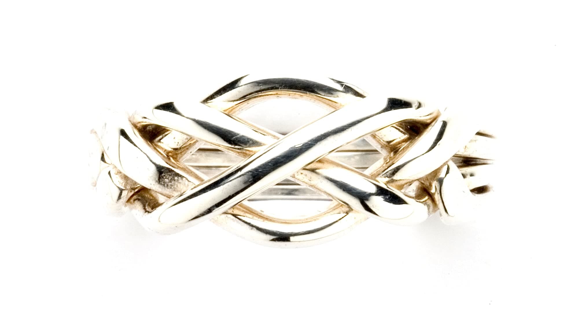 Ladies 4 Band Puzzle Ring Style 4L