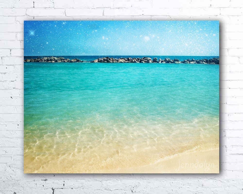 "Blue Curacao" PHOTOGRAPH - tropical decor