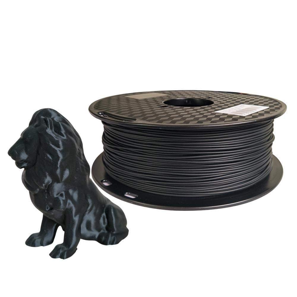 CC3D PLA Max + Black PLA Filament 1.75 mm 3D Printer Filament 1KG 2.2LBS 3D Printing Material Stronger Pro Plus Enhanced Toughness Polylactic Acid Black Color