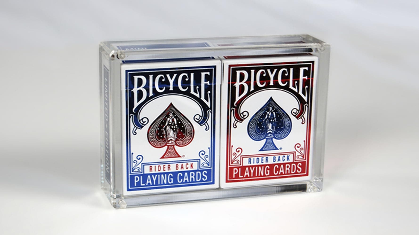 Bicycle Rider Back Mini Limited Edition (2 Pack with Foil Tucks in Carat Case) by US Playing Card Co